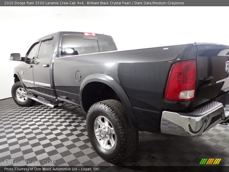 Brilliant Black Crystal Pearl / Dark Slate/Medium Graystone 2010 Dodge Ram 3500 Laramie Crew Cab 4x4