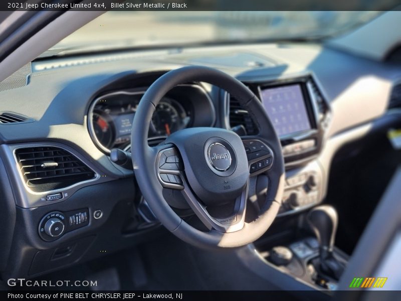 Billet Silver Metallic / Black 2021 Jeep Cherokee Limited 4x4