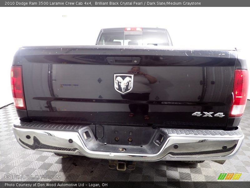 Brilliant Black Crystal Pearl / Dark Slate/Medium Graystone 2010 Dodge Ram 3500 Laramie Crew Cab 4x4