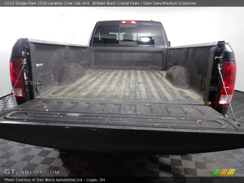 Brilliant Black Crystal Pearl / Dark Slate/Medium Graystone 2010 Dodge Ram 3500 Laramie Crew Cab 4x4