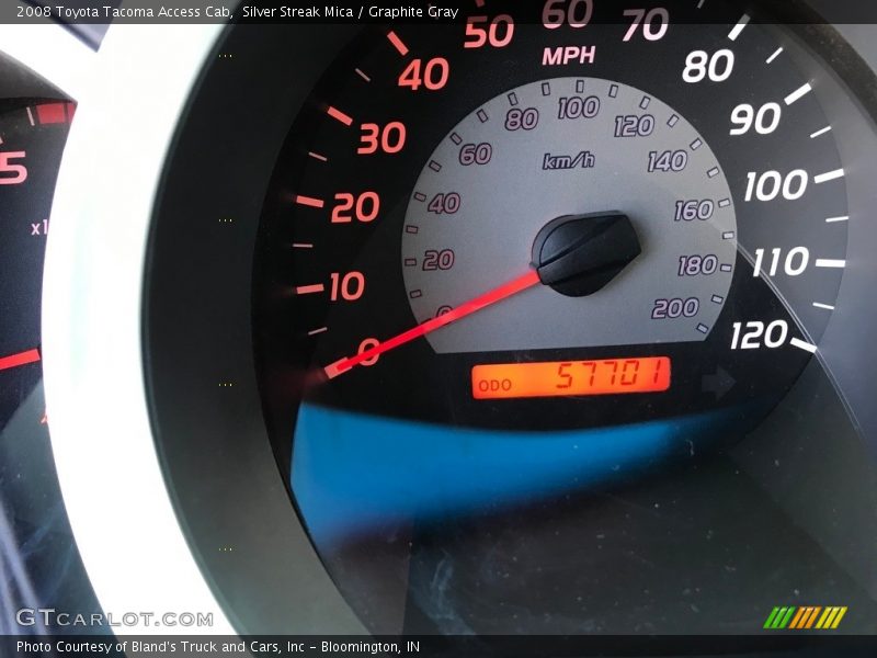 Silver Streak Mica / Graphite Gray 2008 Toyota Tacoma Access Cab