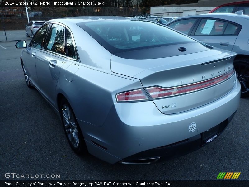 Ingot Silver / Charcoal Black 2014 Lincoln MKZ Hybrid