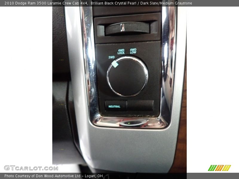 Brilliant Black Crystal Pearl / Dark Slate/Medium Graystone 2010 Dodge Ram 3500 Laramie Crew Cab 4x4