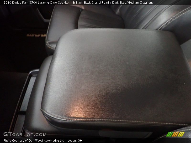 Brilliant Black Crystal Pearl / Dark Slate/Medium Graystone 2010 Dodge Ram 3500 Laramie Crew Cab 4x4