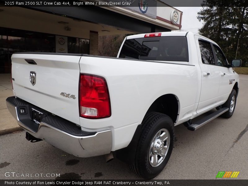 Bright White / Black/Diesel Gray 2015 Ram 2500 SLT Crew Cab 4x4