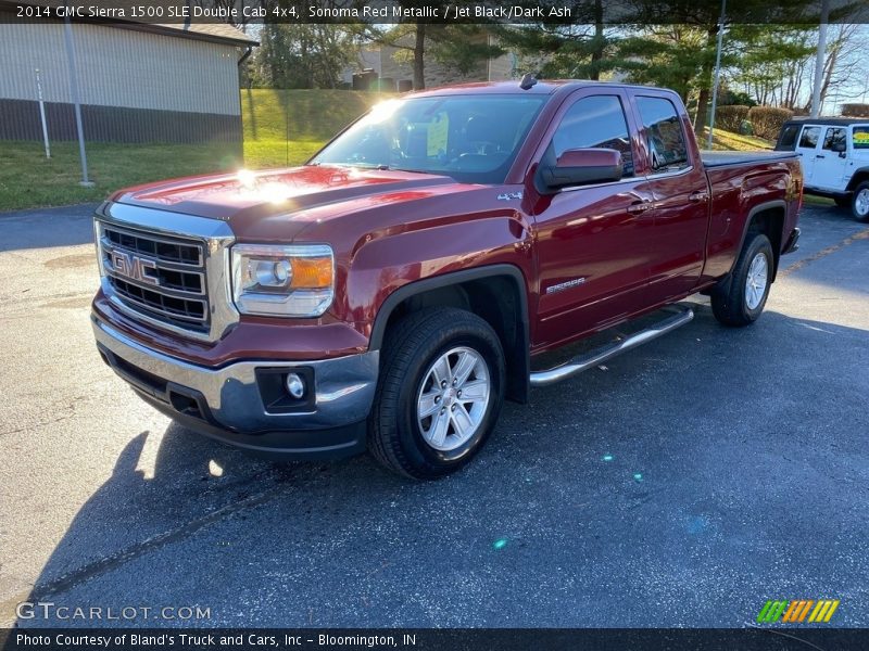 Sonoma Red Metallic / Jet Black/Dark Ash 2014 GMC Sierra 1500 SLE Double Cab 4x4