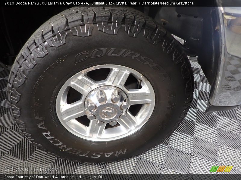 Brilliant Black Crystal Pearl / Dark Slate/Medium Graystone 2010 Dodge Ram 3500 Laramie Crew Cab 4x4