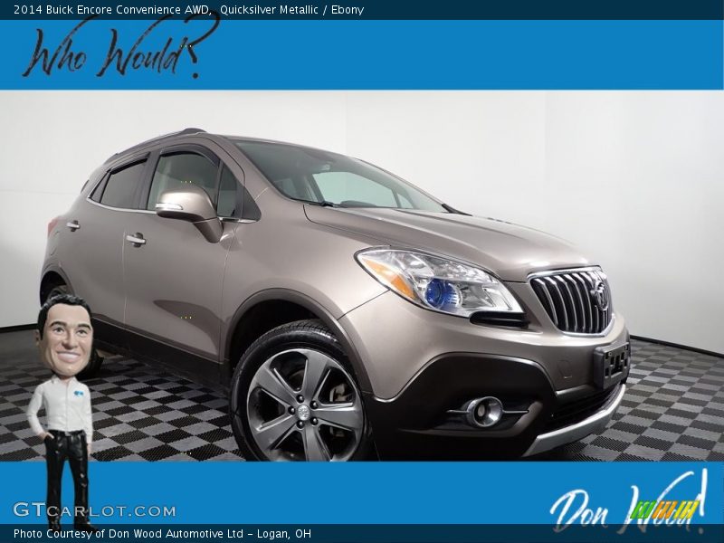 Quicksilver Metallic / Ebony 2014 Buick Encore Convenience AWD