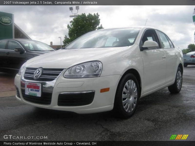 Campanella White / Anthracite 2007 Volkswagen Jetta 2.5 Sedan