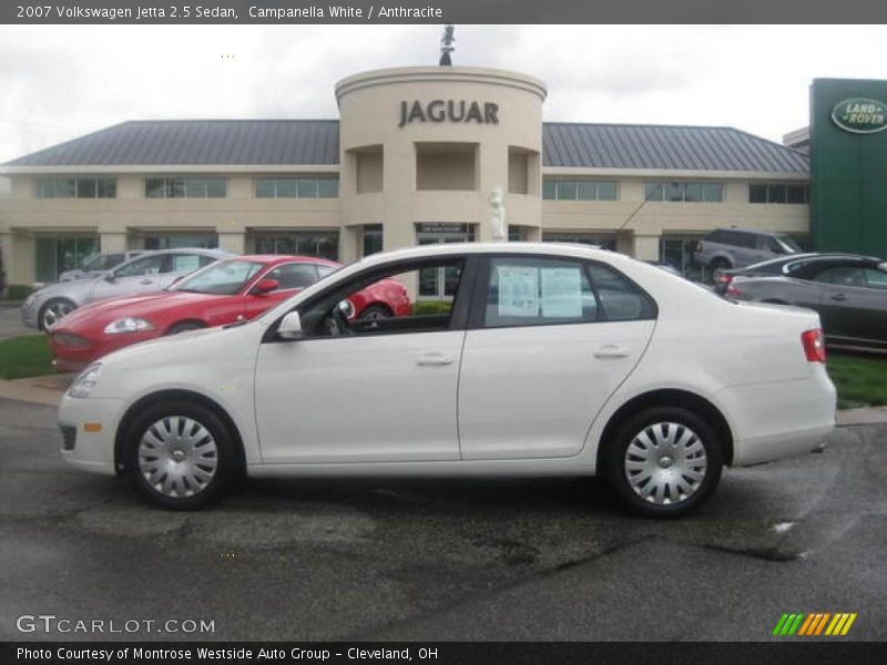 Campanella White / Anthracite 2007 Volkswagen Jetta 2.5 Sedan