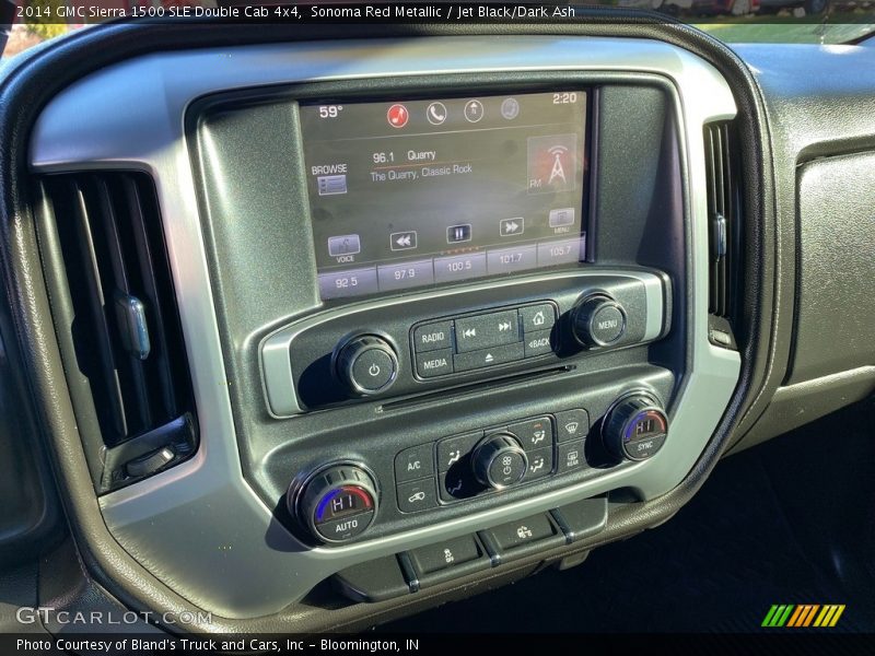 Sonoma Red Metallic / Jet Black/Dark Ash 2014 GMC Sierra 1500 SLE Double Cab 4x4
