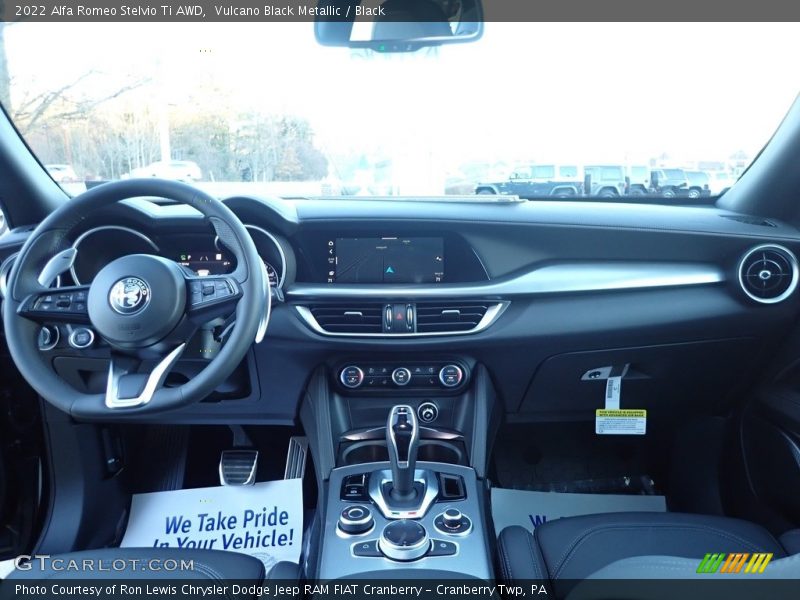 Dashboard of 2022 Stelvio Ti AWD