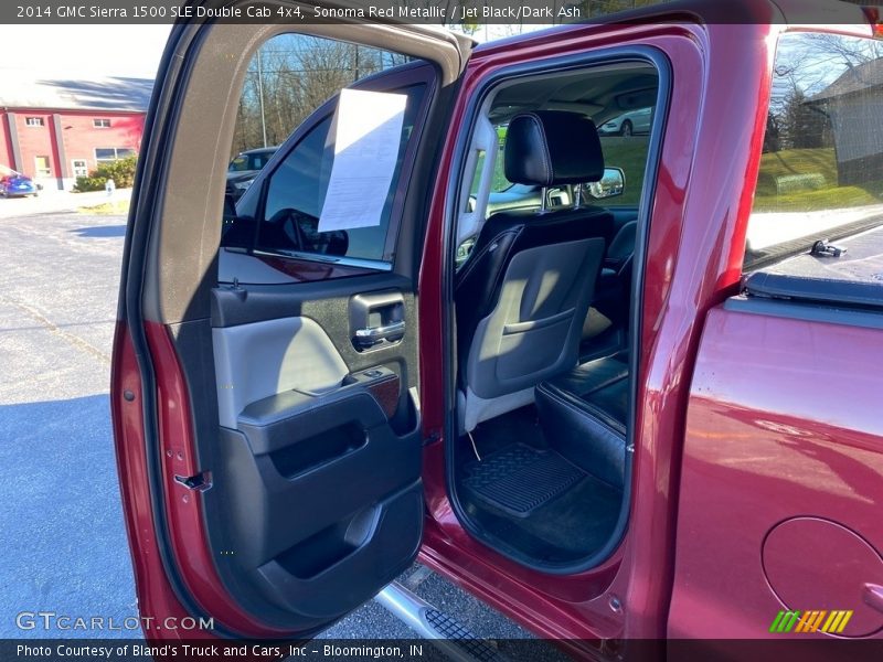 Sonoma Red Metallic / Jet Black/Dark Ash 2014 GMC Sierra 1500 SLE Double Cab 4x4