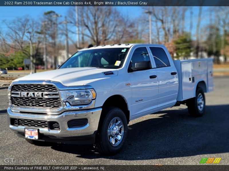 Bright White / Black/Diesel Gray 2022 Ram 2500 Tradesman Crew Cab Chassis 4x4