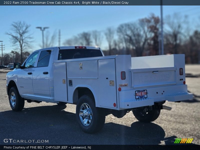 Bright White / Black/Diesel Gray 2022 Ram 2500 Tradesman Crew Cab Chassis 4x4