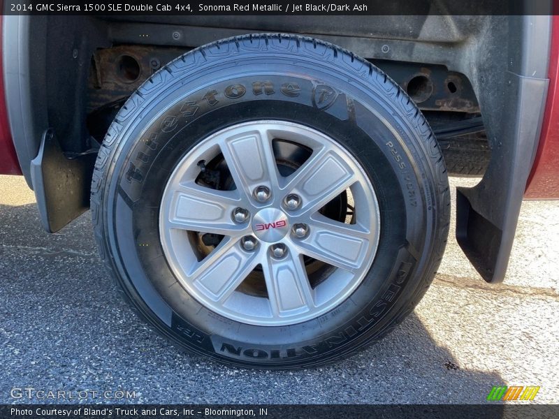 Sonoma Red Metallic / Jet Black/Dark Ash 2014 GMC Sierra 1500 SLE Double Cab 4x4
