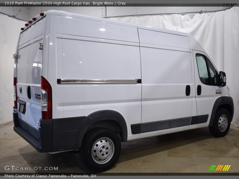 Bright White / Gray 2016 Ram ProMaster 2500 High Roof Cargo Van
