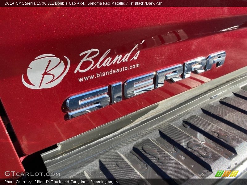 Sonoma Red Metallic / Jet Black/Dark Ash 2014 GMC Sierra 1500 SLE Double Cab 4x4