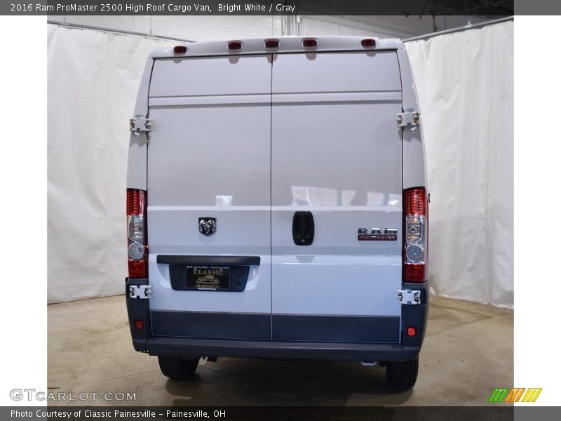 Bright White / Gray 2016 Ram ProMaster 2500 High Roof Cargo Van