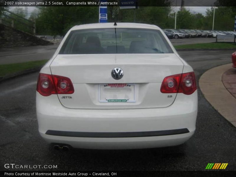Campanella White / Anthracite 2007 Volkswagen Jetta 2.5 Sedan