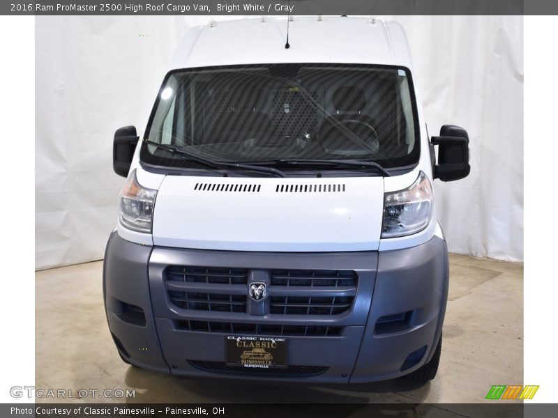 Bright White / Gray 2016 Ram ProMaster 2500 High Roof Cargo Van