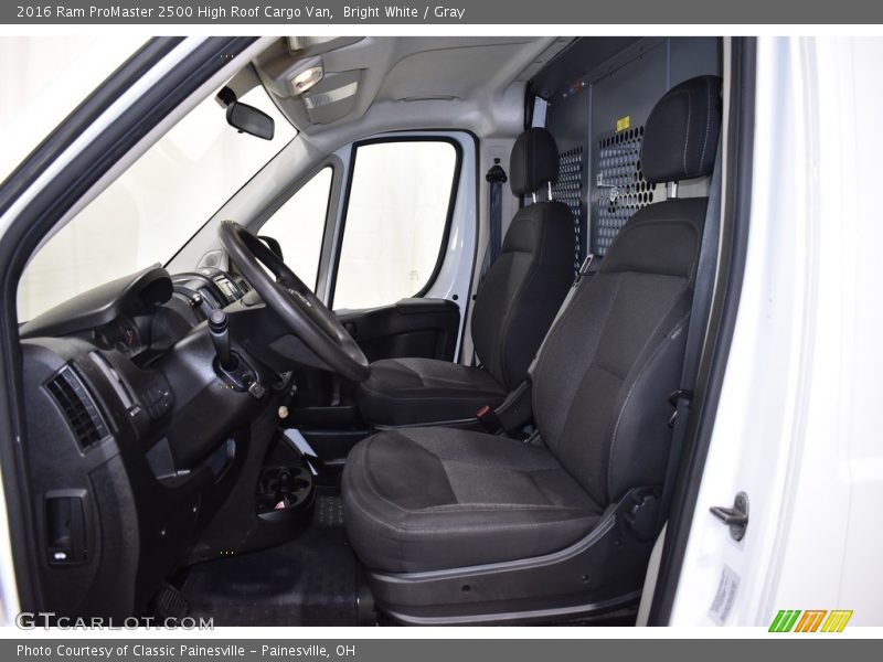 Bright White / Gray 2016 Ram ProMaster 2500 High Roof Cargo Van