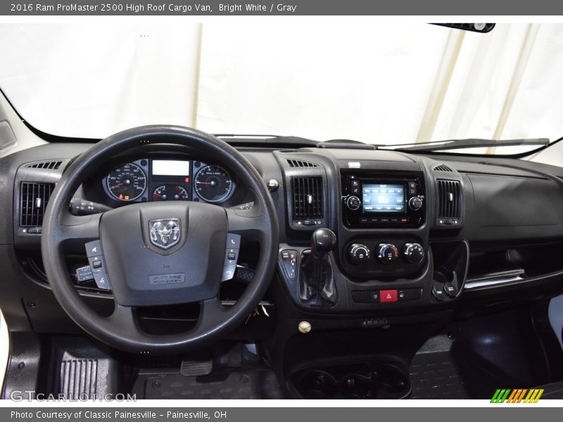 Bright White / Gray 2016 Ram ProMaster 2500 High Roof Cargo Van
