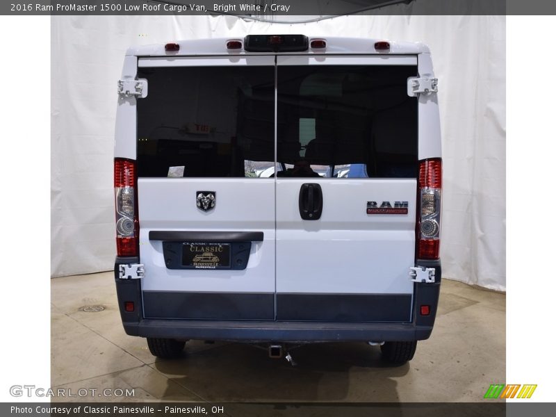 Bright White / Gray 2016 Ram ProMaster 1500 Low Roof Cargo Van