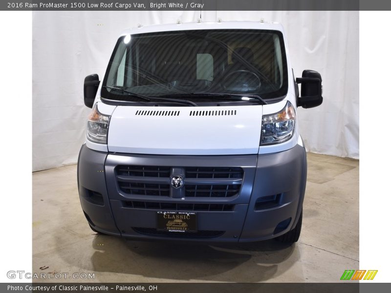 Bright White / Gray 2016 Ram ProMaster 1500 Low Roof Cargo Van