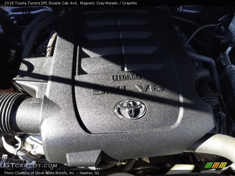 Magnetic Gray Metallic / Graphite 2018 Toyota Tundra SR5 Double Cab 4x4