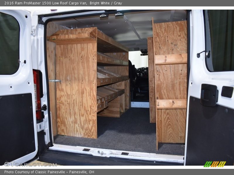Bright White / Gray 2016 Ram ProMaster 1500 Low Roof Cargo Van