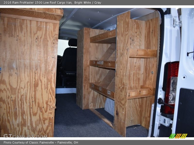 Bright White / Gray 2016 Ram ProMaster 1500 Low Roof Cargo Van