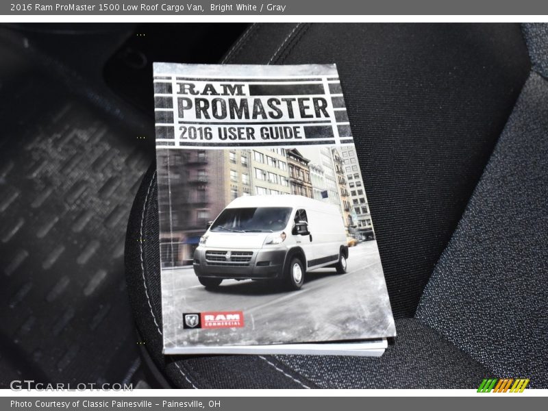 Bright White / Gray 2016 Ram ProMaster 1500 Low Roof Cargo Van