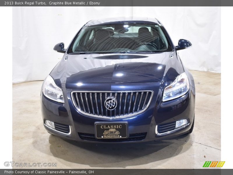 Graphite Blue Metallic / Ebony 2013 Buick Regal Turbo