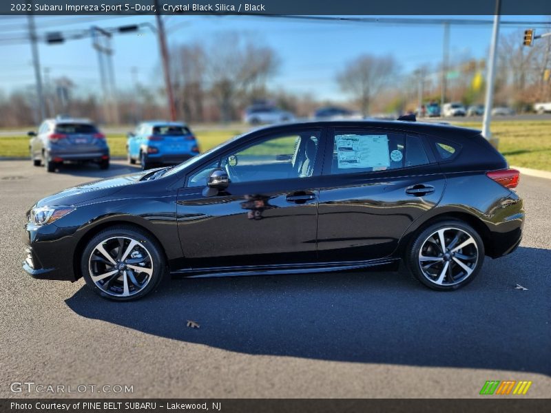 Crystal Black Silica / Black 2022 Subaru Impreza Sport 5-Door