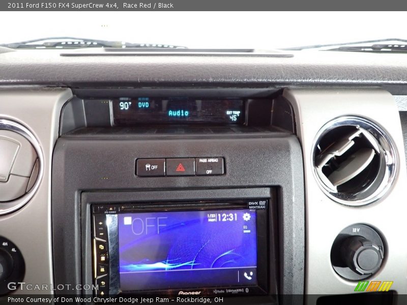 Race Red / Black 2011 Ford F150 FX4 SuperCrew 4x4