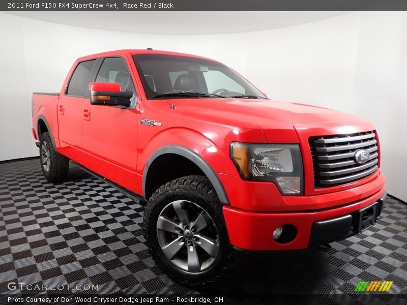 Race Red / Black 2011 Ford F150 FX4 SuperCrew 4x4