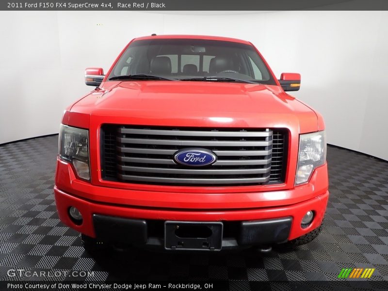 Race Red / Black 2011 Ford F150 FX4 SuperCrew 4x4