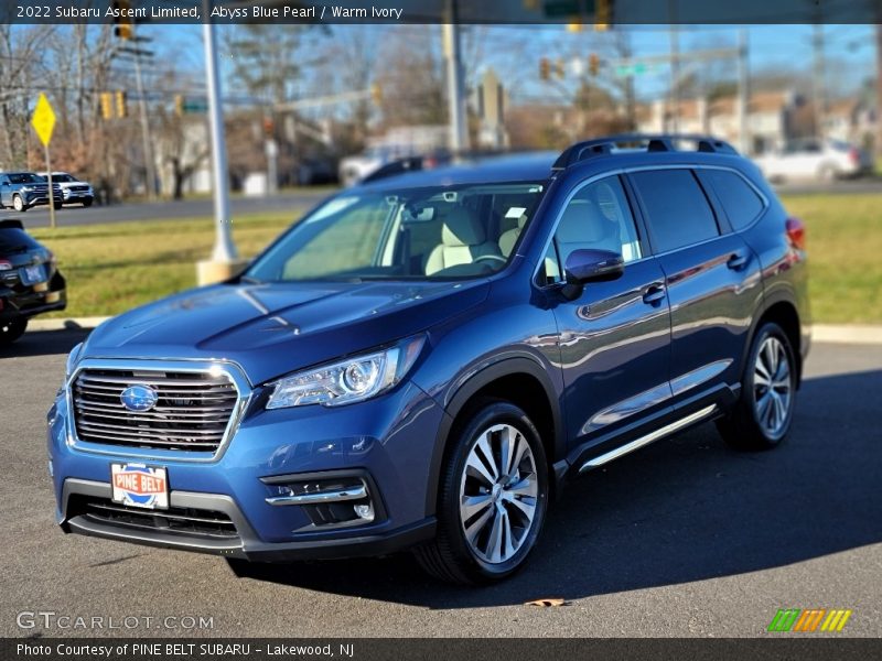 Abyss Blue Pearl / Warm Ivory 2022 Subaru Ascent Limited