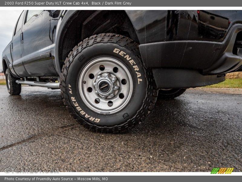 Black / Dark Flint Grey 2003 Ford F250 Super Duty XLT Crew Cab 4x4