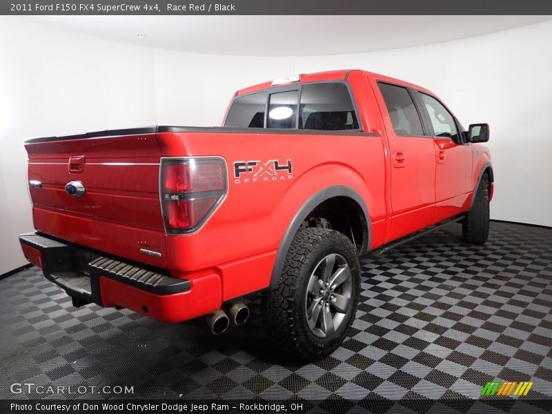 Race Red / Black 2011 Ford F150 FX4 SuperCrew 4x4