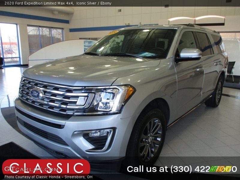 Iconic Silver / Ebony 2020 Ford Expedition Limited Max 4x4