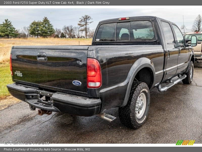 Black / Dark Flint Grey 2003 Ford F250 Super Duty XLT Crew Cab 4x4