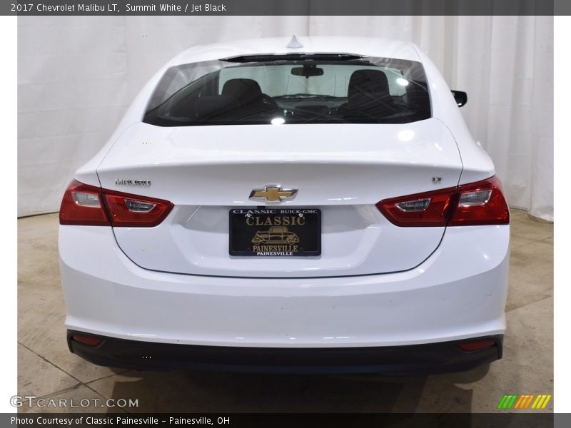 Summit White / Jet Black 2017 Chevrolet Malibu LT