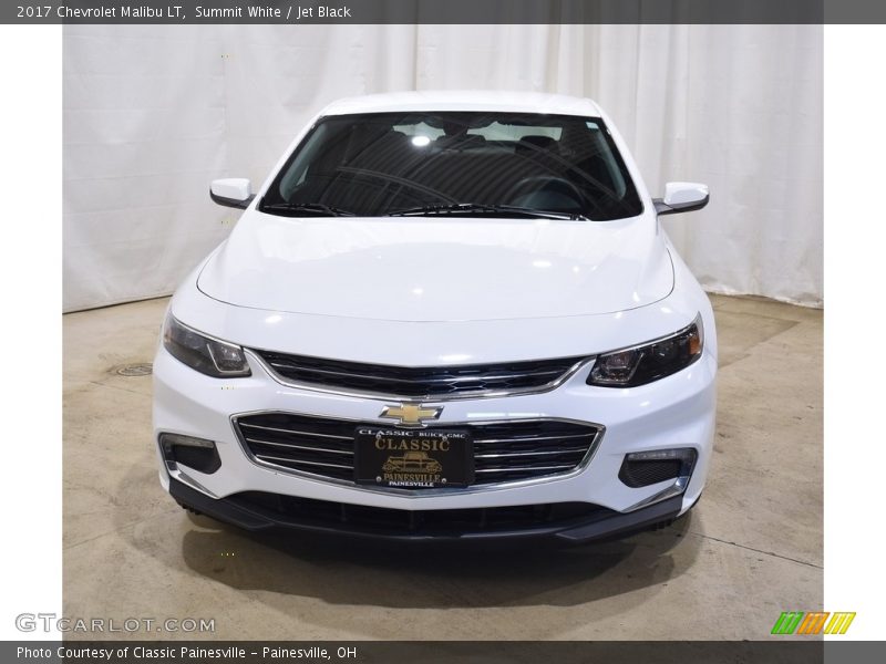 Summit White / Jet Black 2017 Chevrolet Malibu LT