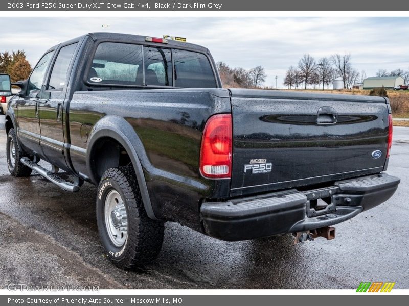 Black / Dark Flint Grey 2003 Ford F250 Super Duty XLT Crew Cab 4x4