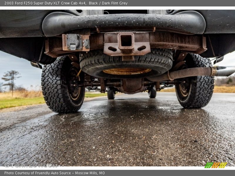 Black / Dark Flint Grey 2003 Ford F250 Super Duty XLT Crew Cab 4x4