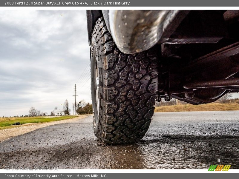 Black / Dark Flint Grey 2003 Ford F250 Super Duty XLT Crew Cab 4x4