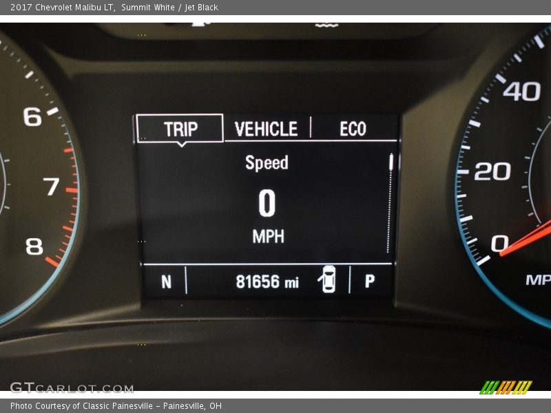 Summit White / Jet Black 2017 Chevrolet Malibu LT