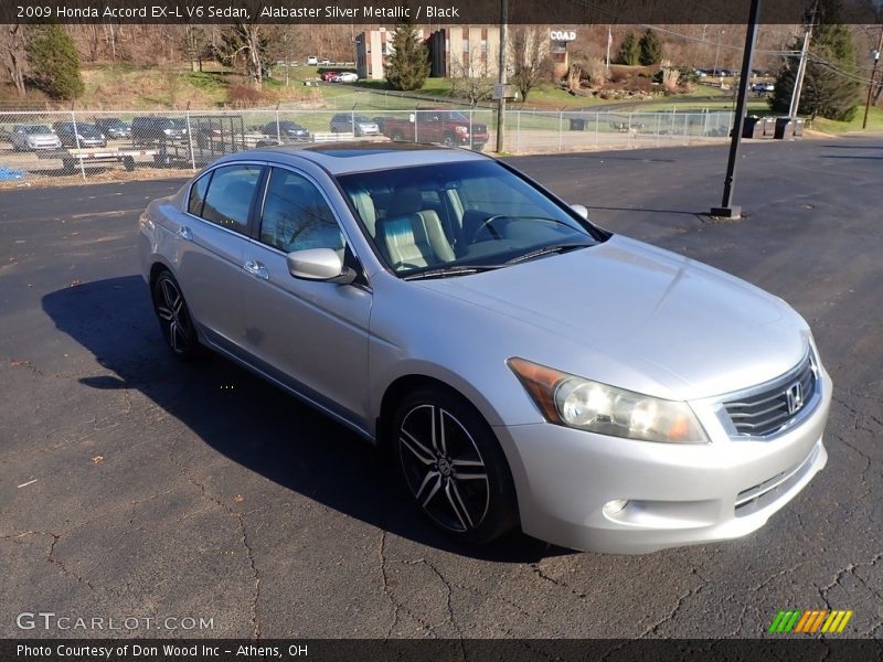 Alabaster Silver Metallic / Black 2009 Honda Accord EX-L V6 Sedan